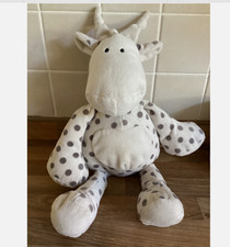 Elli & Raff Grey Spot Giraffe Comforter Soother Soft Toy Spotty B&M 16”