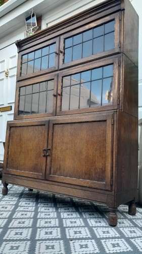 Antique oak sectional - oak,