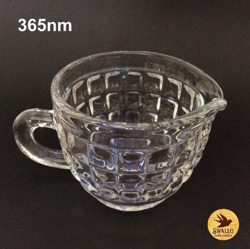 Vintage clear pressed - , glass