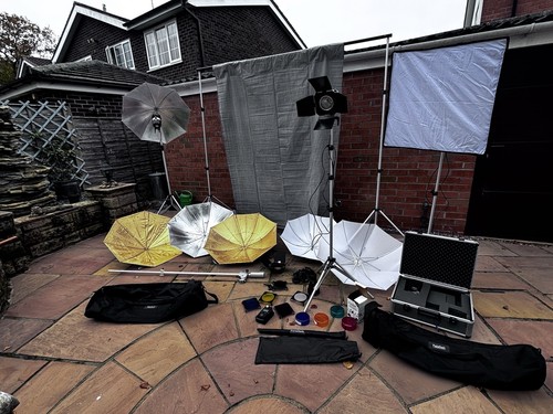 Portaflash studio lighting