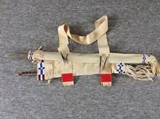 American Indian Quiver And Bow
