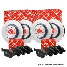 Front + Rear Brake Discs + Brake Pads Fits Opel Adam Corsa Vauxhall Adam Corsa