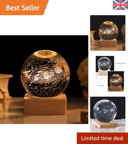 Crystal ball 3d planets - crystal,