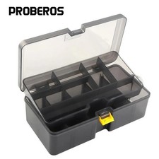 Waterproof Plastic Double Layers for Fishing Tackle Box Lures Bait Storage Case