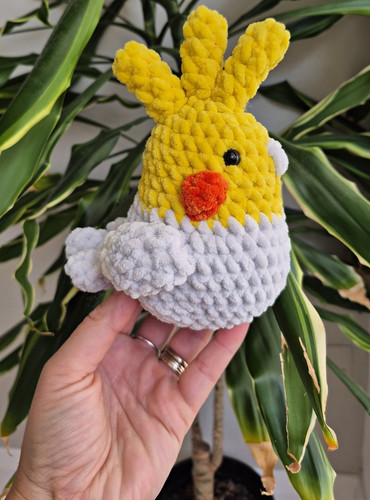 Handmade crochet cockatiel - handmade,