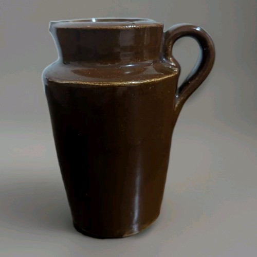 Antique brown stoneware - brown,