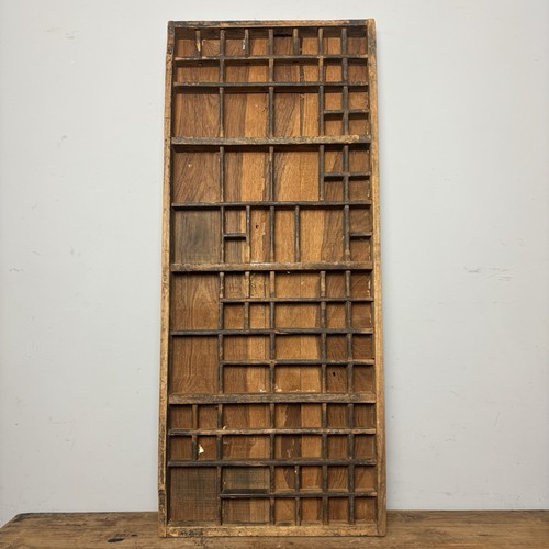 Vintage wooden printers tray - vintage,