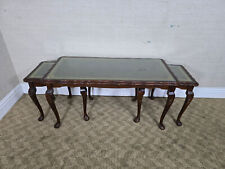 An Antique Style Reproduction Mahogany Nest of Tables ~Delivery Available~