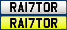 RA17TOR  private plate on retention and available now