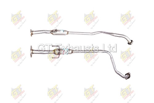 Exhaust silencer centre pipe - centre,