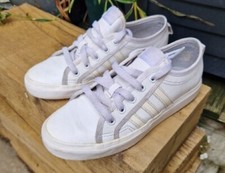 ADIDAS NIZZA white trainers