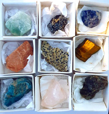 Crystal Collection Raw Natural Colourful Rocks Crystals Minerals Chakra Healing