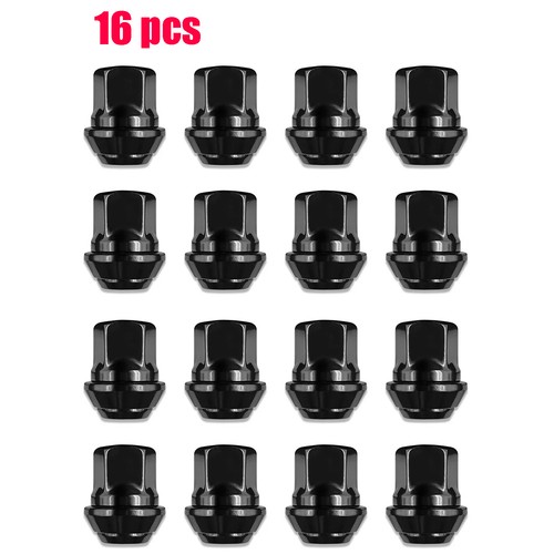 Alloy wheel nuts black - 16,