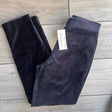 M&S Womens Navy Velvet Slim
