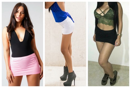 Micro mini skirt ladies tight - skirt,