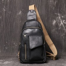 Men’s Leather Crossbody