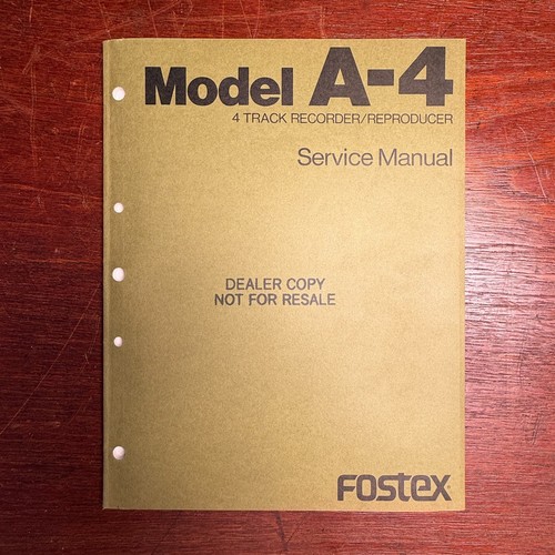 Vintage fostex model 4 - model, a-4