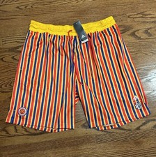 Adidas Mens 2XLTALL Eric Emanuel McDonald's Basketball Shorts HB0737 Red/Yellow