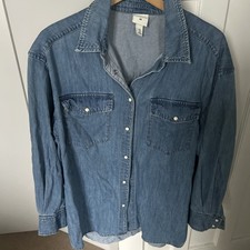 H&M Brock Collection denim shirt Medium