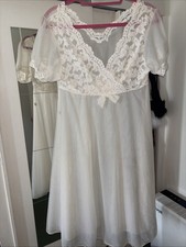Real Vintage White Peignoir