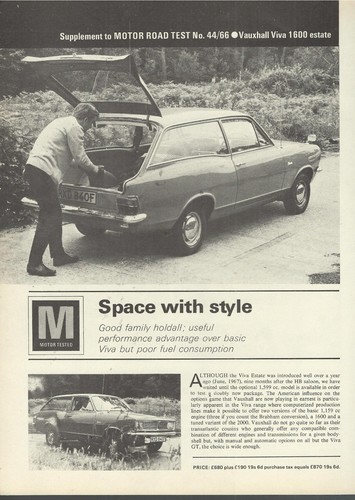 Vauxhall viva 1600 - 1600, hb