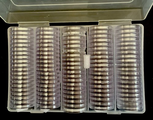 Box empty coin - box, capsules