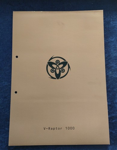 Cagiva raptor 1000 - v-raptor, brochure