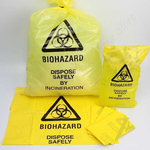 Yellow clinical waste bags - clinical,