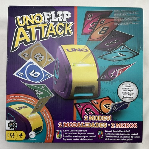 Uno flip attack game mattel - flip,