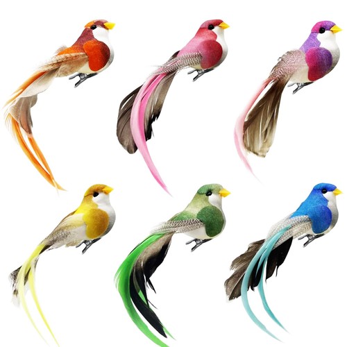 6pcs clip artificial - on,