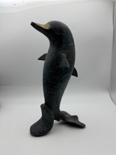 28cm Bronze Effect Dolphin