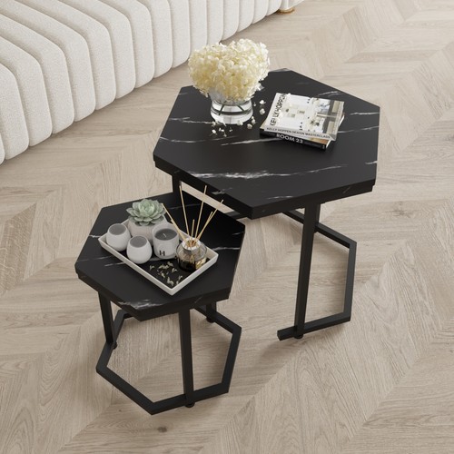 Nesting black marble - nesting, of