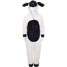 Kids Girl Boys Xmas Nativity Sheep Costume School Play Sheep Fancy Dress 2-14 Yr