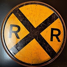 VARIOUS ROUND TIN SIGNS Size: Round - 11.75”Dia. / 30cm Dia.