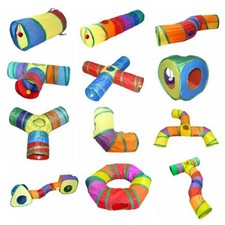 Foldable Cat Tunnel Tube Breathable Pet Fun Play Toy Portable Cat Nest  Rabbit