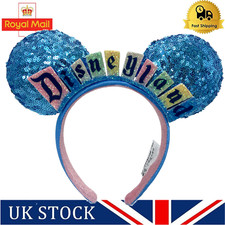 Disneyland Marquee Sign Ears Headband Disney Happiest Place Edition UK Ship