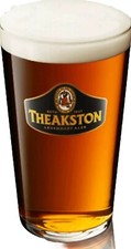 THEAKSTONS ALE BEER PINT GLASS