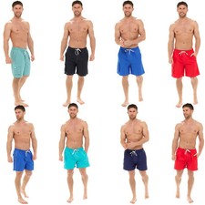 MENS MESH LINED QUICK DRY SWIMMING SHORTS GYM SPORTS RUNNING SUMMER BEACH TRUNKS