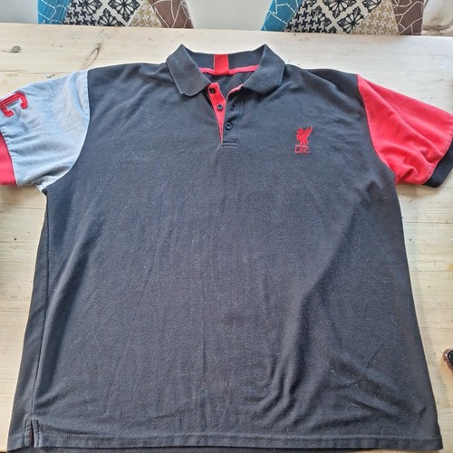 Lfc black grey - red, polo