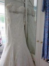 Justin Alexander wedding dress size 12 (Design 8684)
