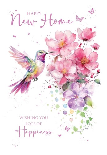 New home card cherry orchard - new,