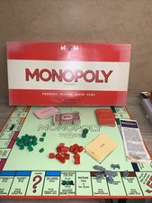 Vtg Monopoly Board Game 70s
