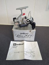 Vtg Daiwa 2600 C Silver Series Skirted Spool Spinning Reel In Box w/Manual etc 