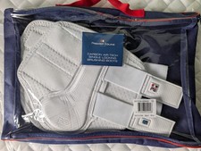 Premier Equine Carbon Air-Tech Double Locking Brushing Boots Medium White