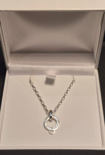 Thomas Sabo 18 inch sterling silver belcher chain & charm carrier new & boxed