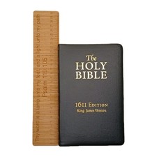 Kjv 1611 bible black genuine - kjv,
