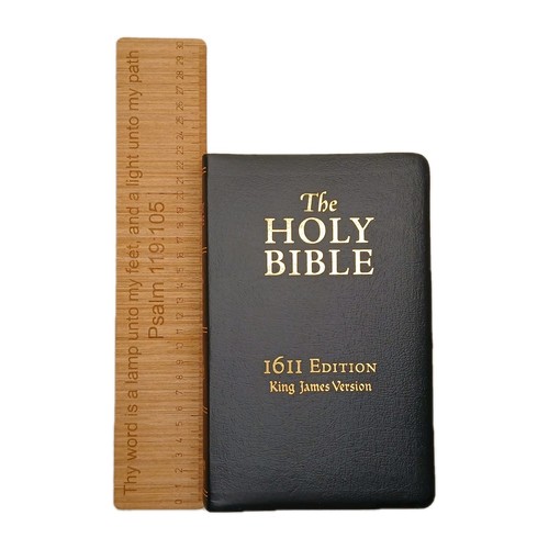 Kjv 1611 bible - bible, black
