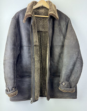 Real shearling sheepskin coat - shearling,