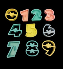 Disney Number 0-9 plastic