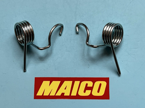 Maico footrest springs footpeg - springs,